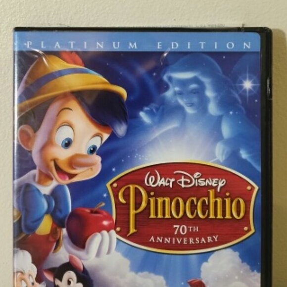 Disney Pinocchio DVD - 70th Anniversary Platinum Edition (not blue ray) - Picture 2 of 3